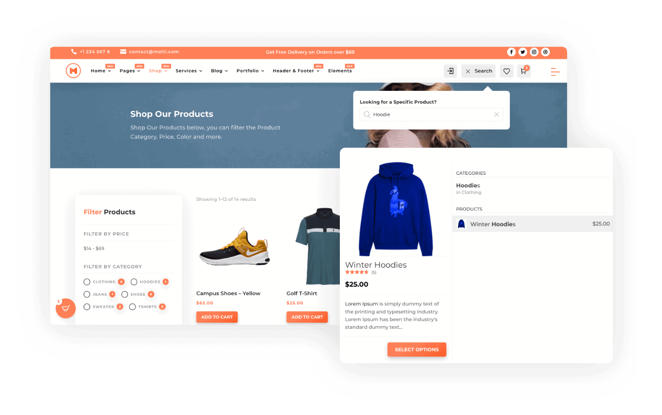 Molti - Advance Product Search