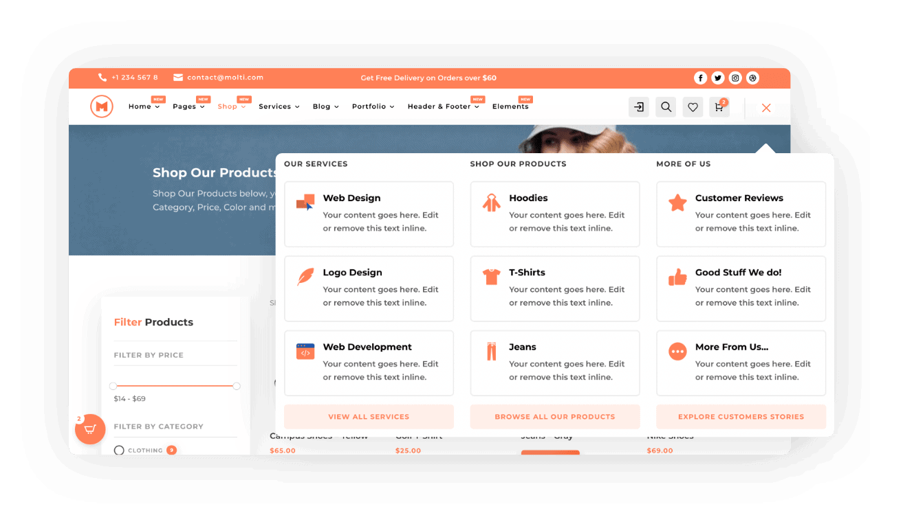 advanced dropdown menu 2.0